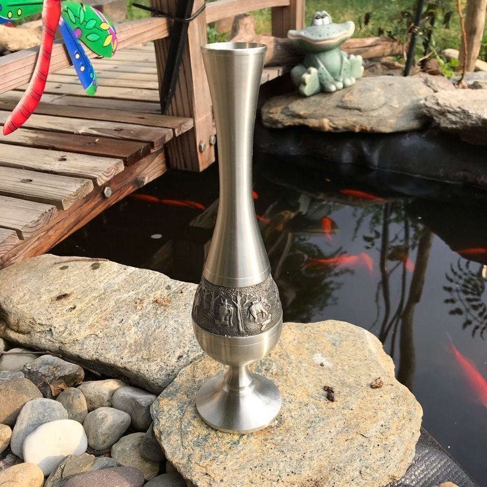 Vintage Pewter Vace